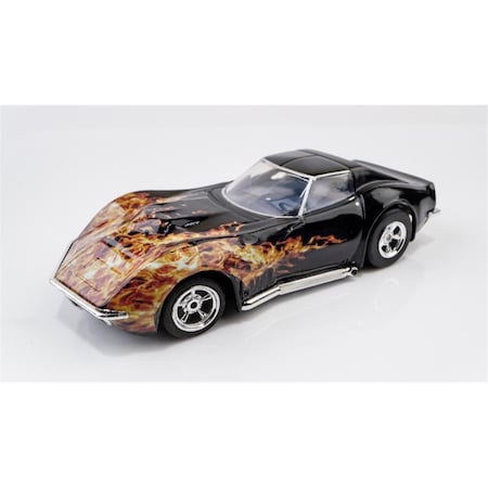 Afx Racing HO Scale 1968 Corvette 427 Black Flame Slot Car AFX22051